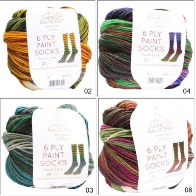 Laines du Nord - 6 Ply Paint Socks