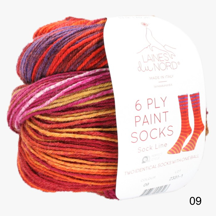 Laines du Nord - 6 Ply Paint Socks