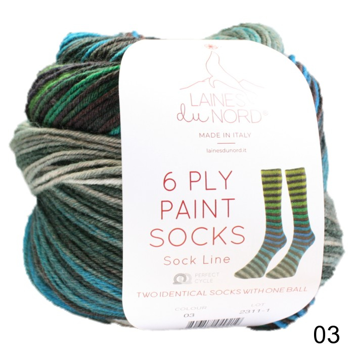 Laines du Nord - 6 Ply Paint Socks