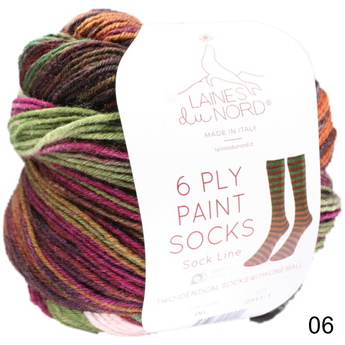 Laines du Nord - 6 Ply Paint Socks