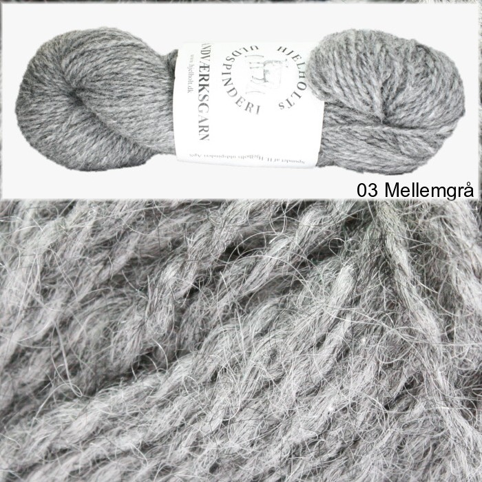 Hjelholts Uldspinderi - Handwerksgarn Håndværksgarn